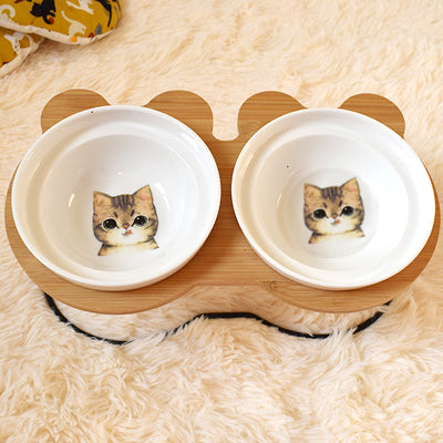 Elevated Spine Protection Pet Bowl Holder