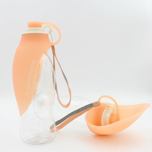 Portable Pet Water Dispenser – Flip Cup Design | 580ml