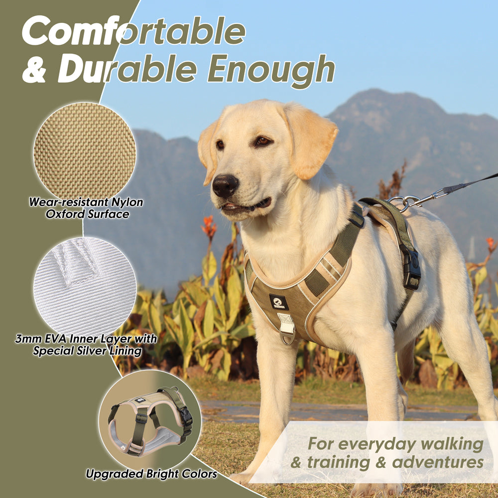 Reflective No-Pull Dog Harness with Control Handle