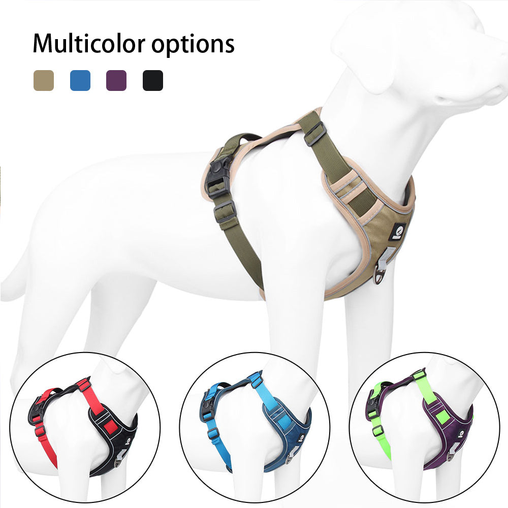 Reflective No-Pull Dog Harness with Control Handle