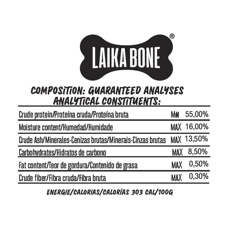 LAIKA Bone Natural Cheese Dog Chews – Lactose-Free Protein Treat (BOX)