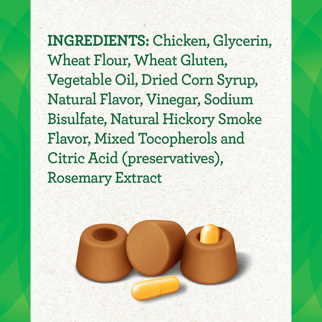 Greenies Pill Pockets Capsule Size Natural Soft Dog Treats, Chicken