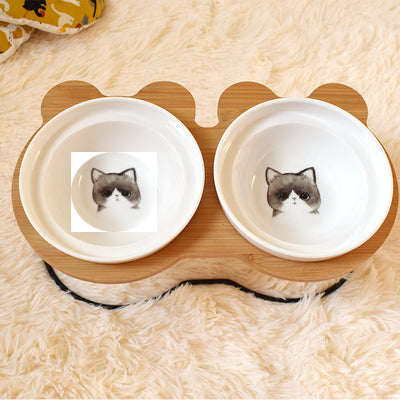 Elevated Spine Protection Pet Bowl Holder