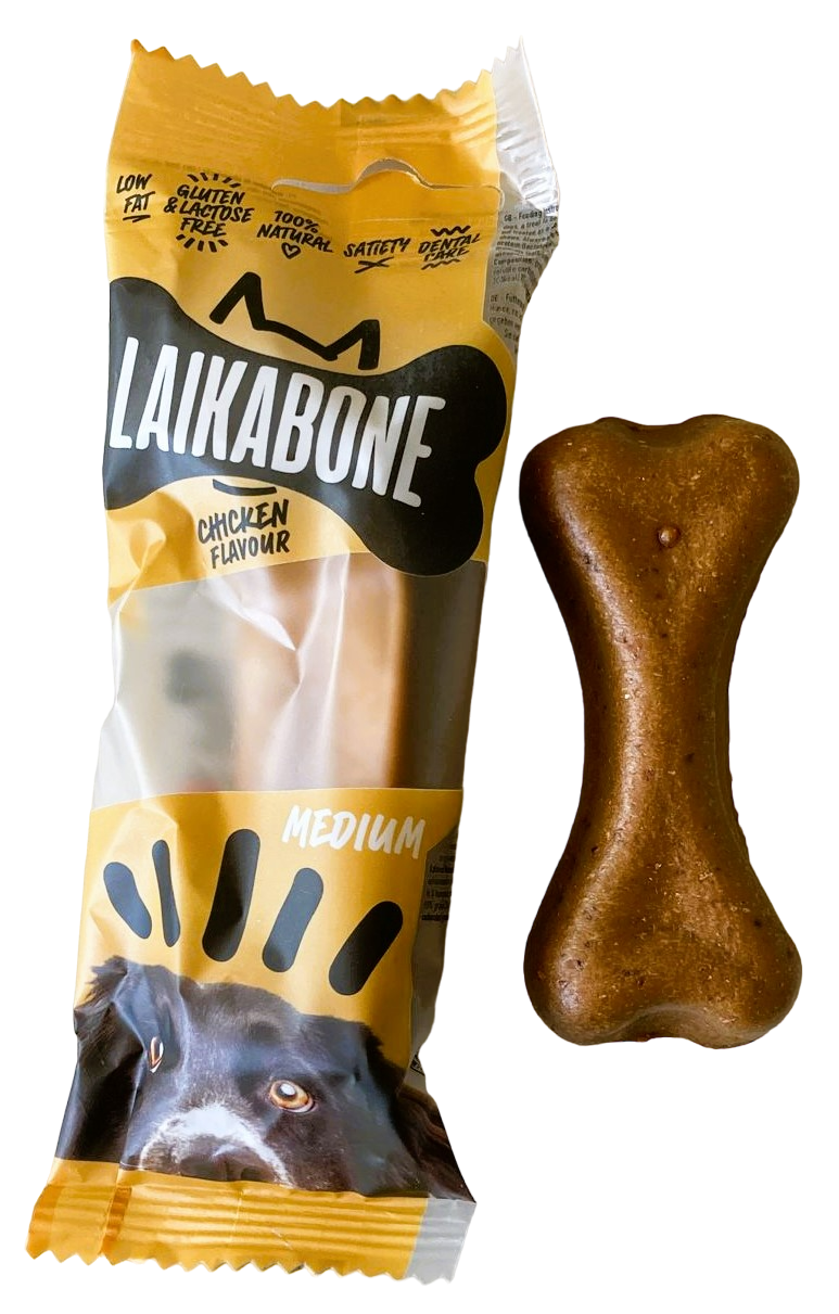 LAIKA Cheese & Chicken Dog Chews – Natural Lactose-Free Treat