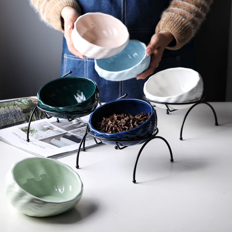 Slanted Elevated Pet Bowl