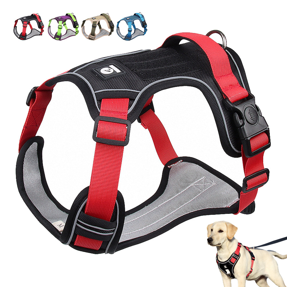 Reflective No-Pull Dog Harness with Control Handle