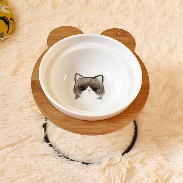 Elevated Spine Protection Pet Bowl Holder
