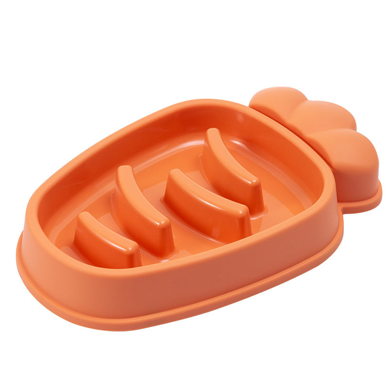 Pawtails Slow Feed Anti-Choke Dog Bowl – Fun Radish Design