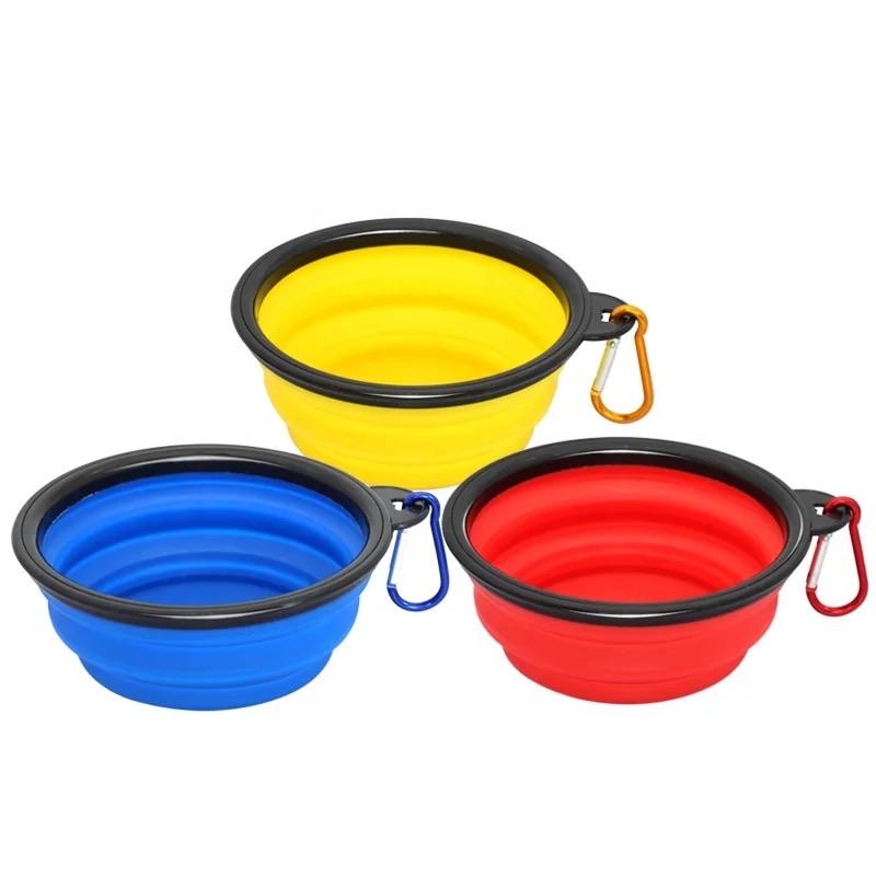 Collapsible Silicone Travel Pet Bowl – 1000ml