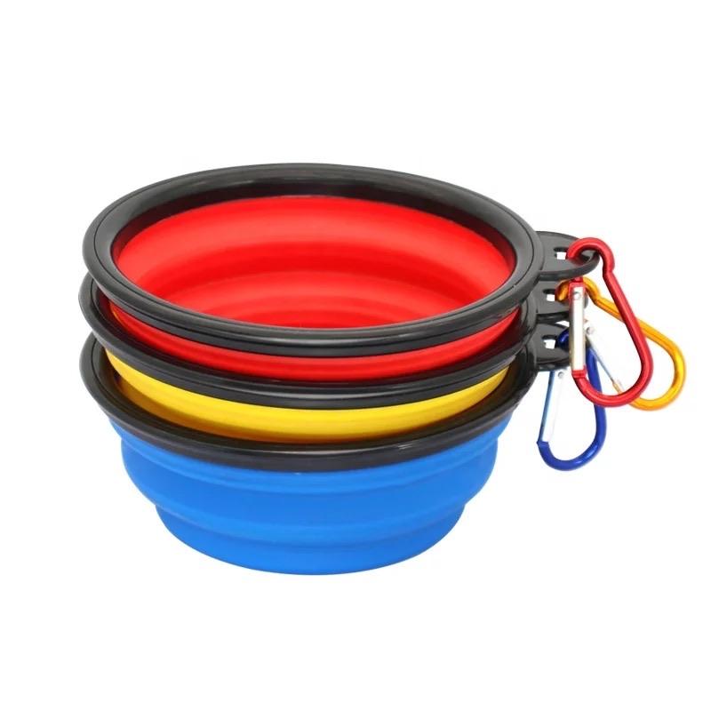 Collapsible Silicone Travel Pet Bowl – 1000ml