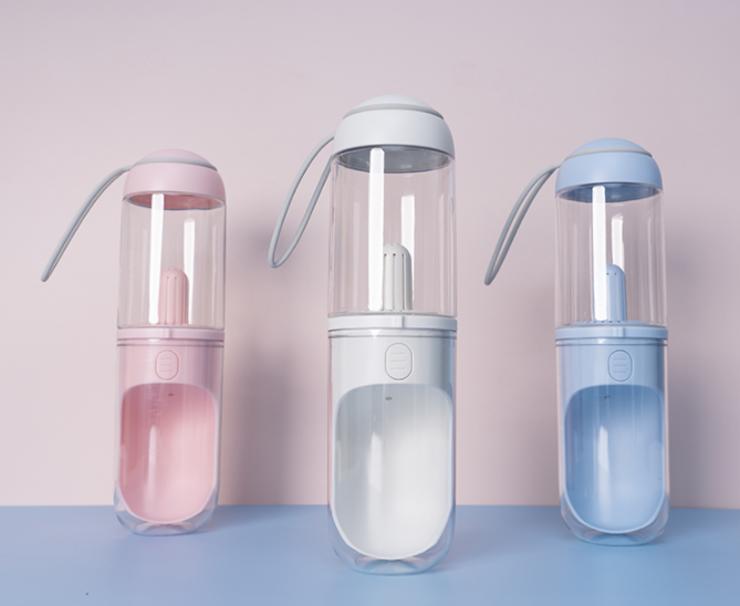 Portable Pet Water Bottle with Drinking Trough – 330ml