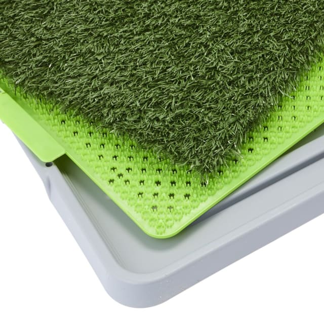 Pawtails Large Indoor Dog Potty Pad with Artificial Grass