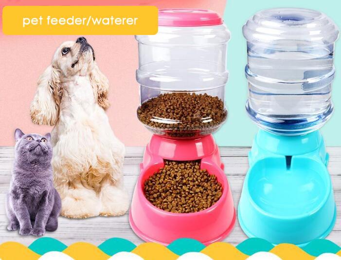 Automatic Pet Feeder & Water Dispenser — 3.5L Large Capacity for Dogs & Cats